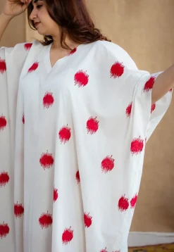 Sifra Block Printed Cotton Kaftan