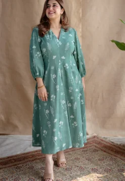 Taima Dabu Slub Cotton Dress