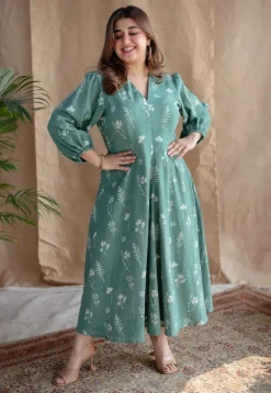 Taima Dabu Slub Cotton Dress