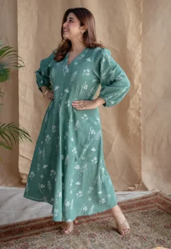 Taima Dabu Slub Cotton Dress