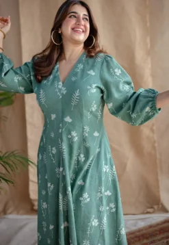 Taima Dabu Slub Cotton Dress