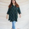 Tanya Slub Cotton Short Kurta