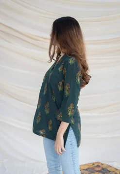 Tara Slub Cotton Short Kurta