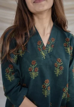 Tara Slub Cotton Short Kurta