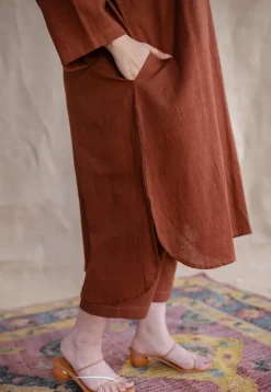 TIECO DyeVerse - Brown Kala Cotton Co-Ords