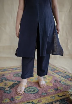 TIECO DyeVerse - Natural Dyed Charcoal Slub Cotton Co-Ords