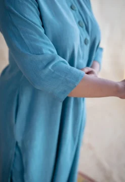 TIECO DyeVerse - Sea Blue Kala Cotton Co-Ords