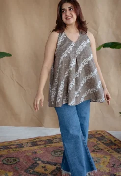 Tiksha Batik Cotton Top