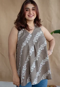 Tiksha Batik Cotton Top