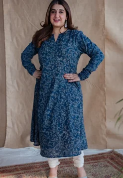 Tisha Ajrakh Cotton Kali Kurta
