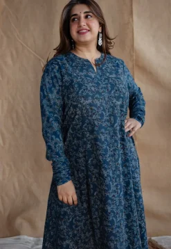 Tisha Ajrakh Cotton Kali Kurta