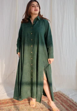 Trusha Dabu Cotton Dress
