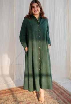 Trusha Dabu Cotton Dress
