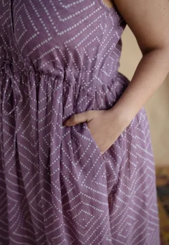 Urvika Batik Natural Dyed MulMul Cotton Dress