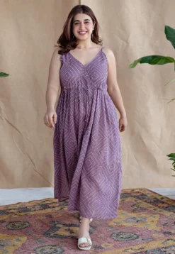 Urvika Batik Natural Dyed MulMul Cotton Dress