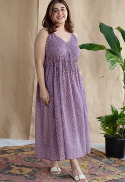 Urvika Batik Natural Dyed MulMul Cotton Dress
