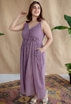 Urvika Batik Natural Dyed MulMul Cotton Dress