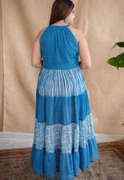 Viha Batik Natural Dyed MulMul Cotton Dress