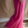 Yafit Slub Cotton Wide Leg Pant