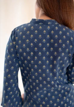 Yasmin Ajrakh Cotton Kurta