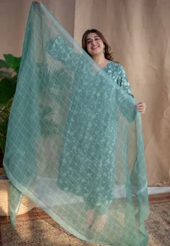 Zahia Dabu Slub Cotton Kurta
