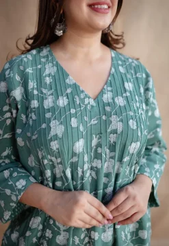 Zahia Dabu Slub Cotton Kurta