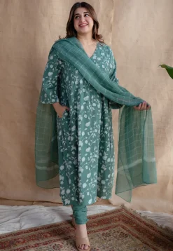 Zahia Dabu Slub Cotton Kurta