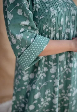 Zahia Dabu Slub Cotton Kurta
