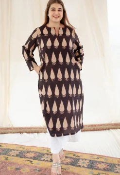 Zahira Bagru Cotton Kurta
