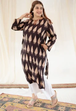 Zahira Bagru Cotton Kurta