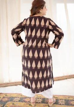 Zahira Bagru Cotton Kurta