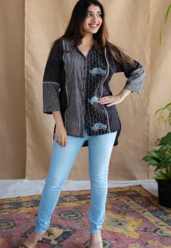 Zainit Ajrakh Cotton Shirt