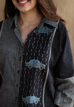 Zainit Ajrakh Cotton Shirt