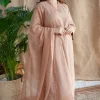 Zesha Dabu Slub Cotton Embroidered Kurta