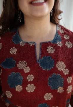 Zoha Ajrakh Cotton Kurta