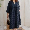 Zohal Ajrakh Cotton Dress