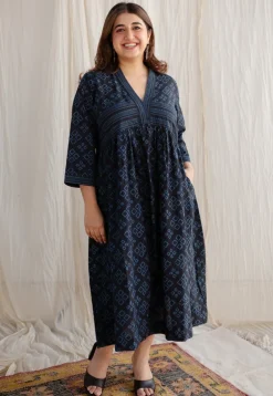 Zohal Ajrakh Cotton Dress