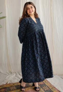 Zohal Ajrakh Cotton Dress