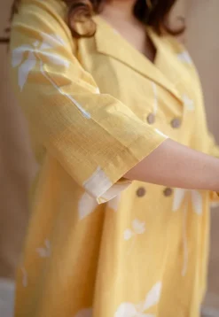 Zuelia Dabu Slub Cotton Co-ord Set